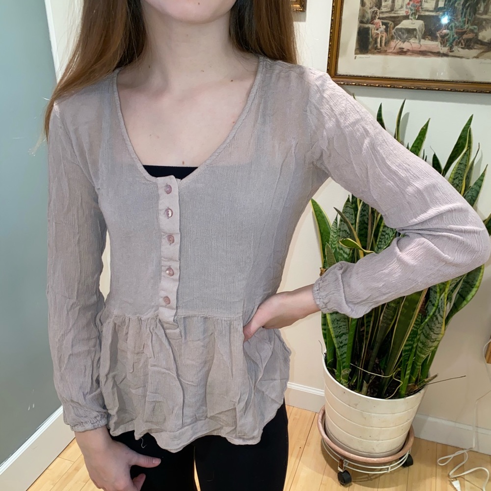 Blush pink “Sim & Sam” top